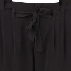 Μαύρο παντελόνι casual φιόγκος