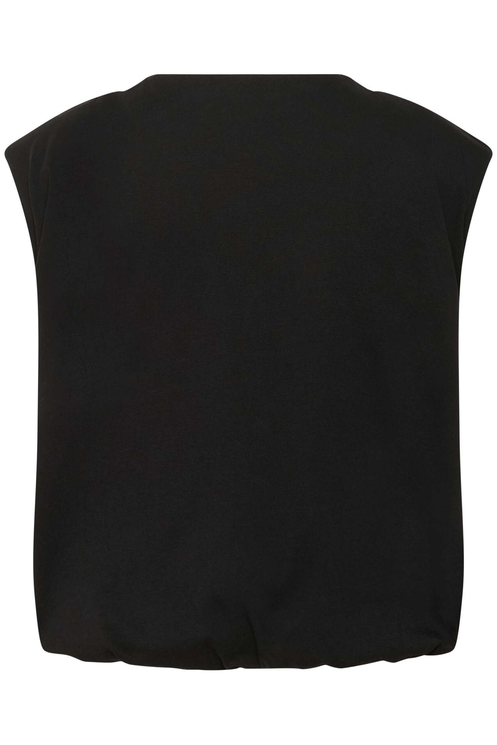 30408300_194008_200(1) Μαύρη αμάνικη μπλούζα σε χαλαρή εφαρμογή, πίσω όψη, με καθαρές γραμμές και ελαφριά κίνηση στο ύφασμα, φωτογραφημένο σε ουδέτερο ανοιχτό φόντο